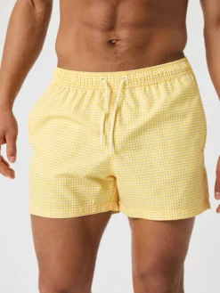 Borg Print Swim Shorts