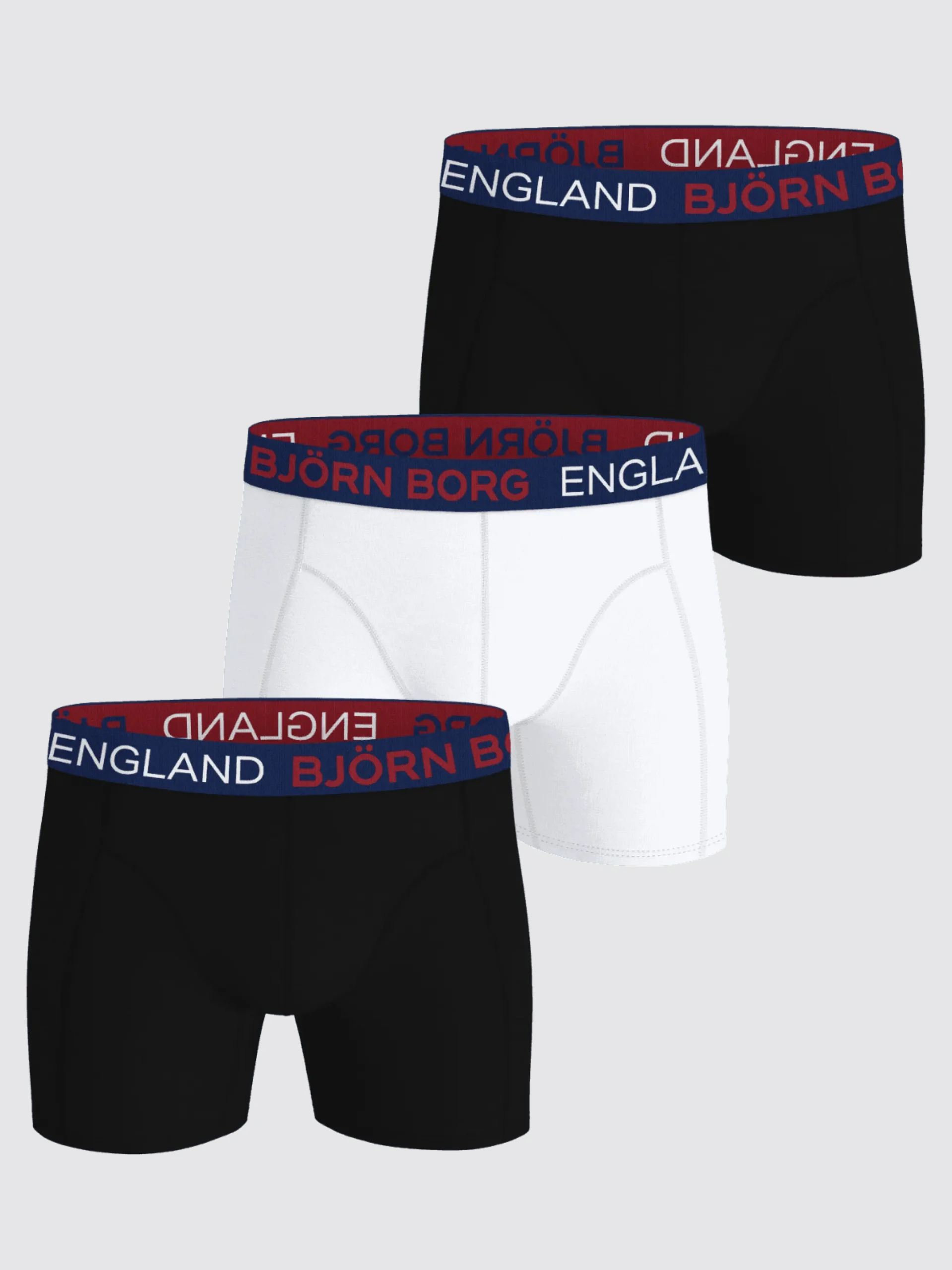 Cotton Stretch Boxers England 3-pack